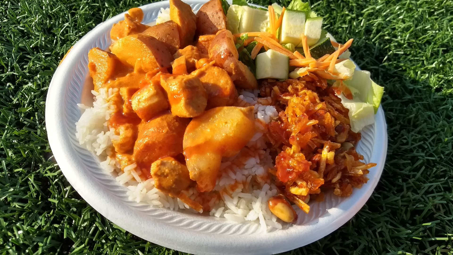 Chicken curry at Jakarta Cafe